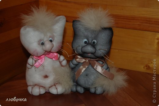 МОИ КОТИКИ из капроновых колготок .делаются за три часа....