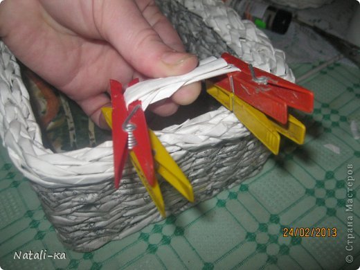 ..сложила вместе и обрезала до нужной длины стойки... (фото 8)