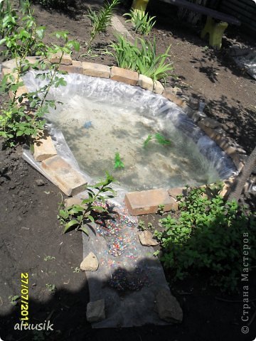 а это я его только сделала, даже видны водоросли (фото 1)