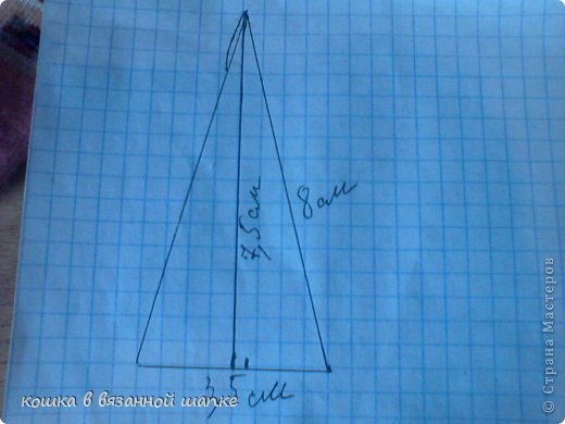 чертим вот такой кусочек-это выкройка (фото 4)