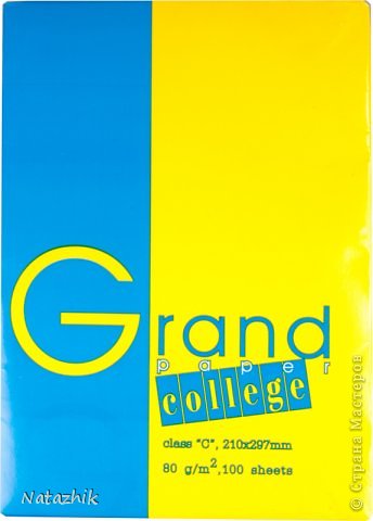 Бумага "Grand College" А4 80гр./м2 100л. 96% 
 (фото 3)