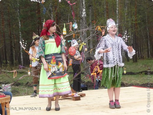  На прощанье мы показали постановку сказки "Курочка ряба". Мои девочки не только рукодельницы, еще и артистки ))) (фото 13)