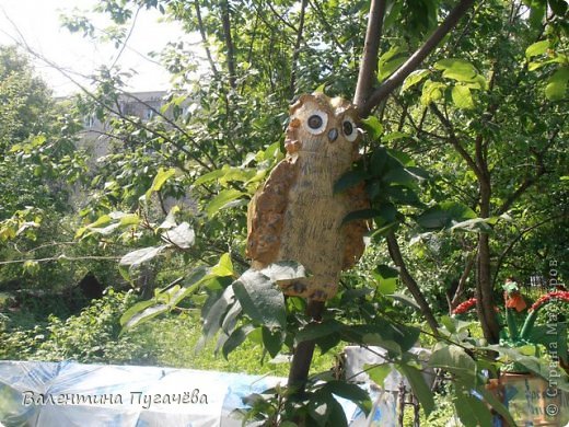 в листве на дереве- Сова (фото 12)