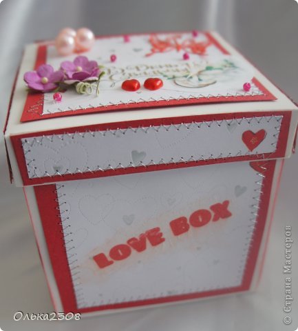 Вот такой "Love box" родился в подарок друзьям на свадьбу.... (фото 1)