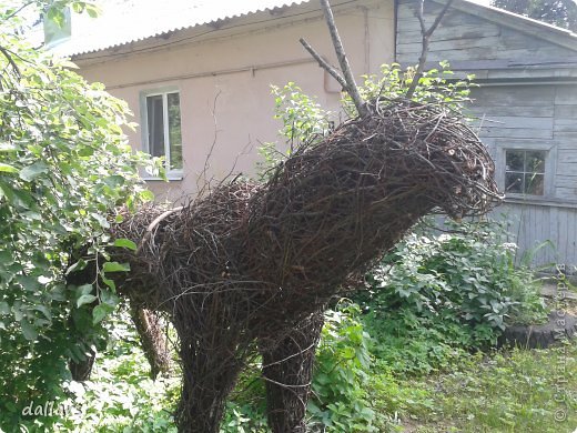 Веселая утилизация веток с участка) (фото 2)