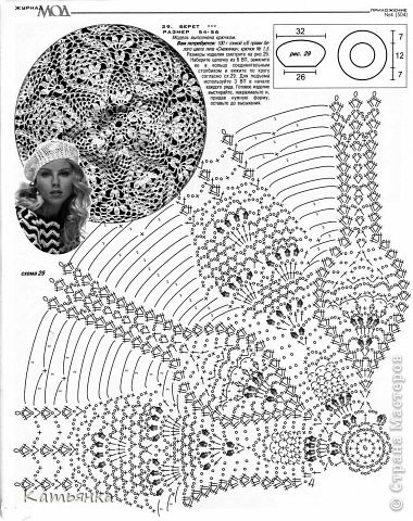 Схемку собственноручно сканировала с "Журнала мод" (фото 4)