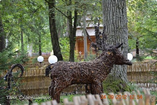 Пока фоткались другие,я фотографировала окружение.... Вот такие олени. Местный декор. (фото 31)