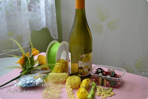 Материал из которого моя бутылочка была сделана (фото 2)
