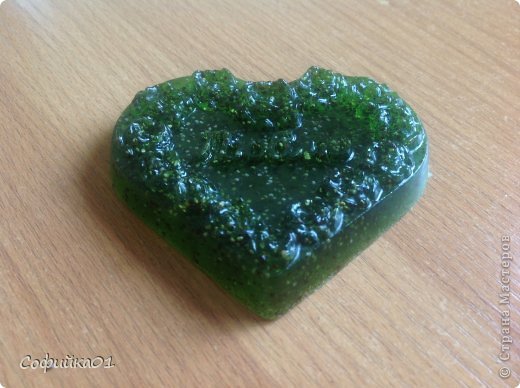 Маковое мыло "Люблю". Сделано по мастер-классу Lillu88 :-))) (фото 1)