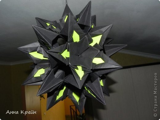 Кусудама Мандрагора
30 модулей
МК взят с сайта: http://www.kusudama.me/ (фото 3)