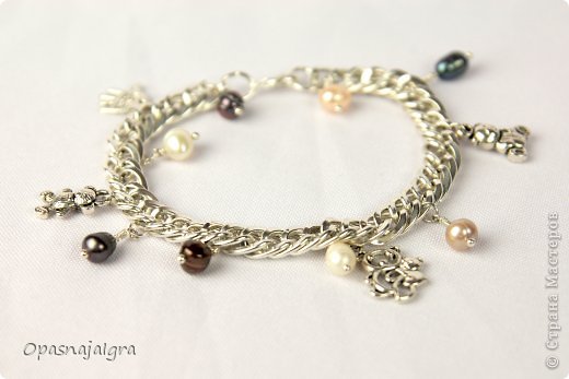 Браслеты из натурального камня и стекла:"Shamballa ",  "Wrap Bracelet в стиле Chan Luu и т.д.(часть 2) (фото 1)