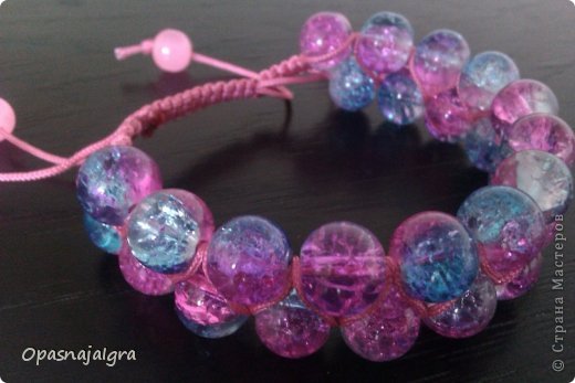 Браслеты из натурального камня и стекла:"Shamballa ",  "Wrap Bracelet в стиле Chan Luu и т.д.(часть 2) (фото 17)