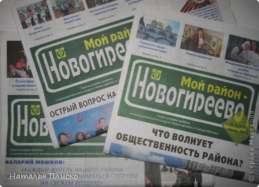 Ну и напоследок я приХватизировала у Светы несколько номеров местной прессы, в которой она трудится в качестве выпускающего редактора, журналиста, ну и в общем почти одна делает эту газету... Точнее с мужем - фотокорреспондентом))))) (фото 29)