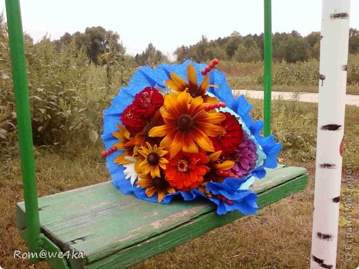 Букет на 1 сентября "Огонь и лед"! с опозданием (фото 3)