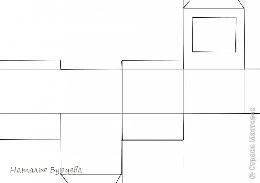 Это схема коробочки. Печатала на картоне А4. (фото 21)