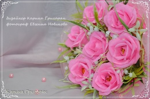 Букет "Розовый фламинго" Конфеты"Овация" 7шт. (фото 16)