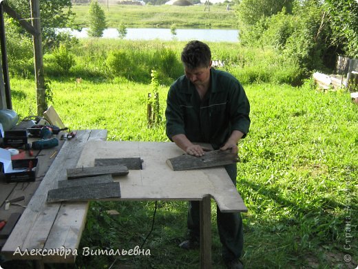 Муж пилит дровишки, для холодной осени. Спасибо всем за внимание. (фото 15)