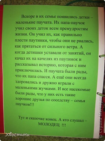 Интерактивная книга своими руками - сказка "Как паучок научился дружить" (фото 14)