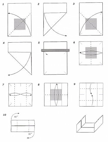 Это схема складывания частей без ввогнутого угла. (фото 4)