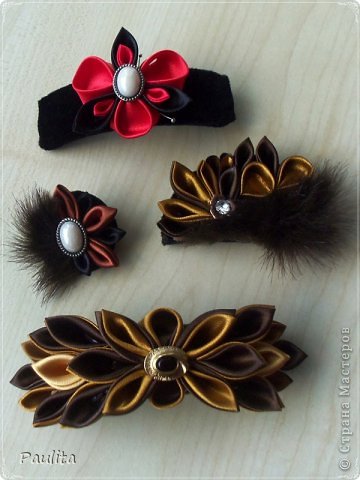 Броши и заколки KANZASHI (фото 1)