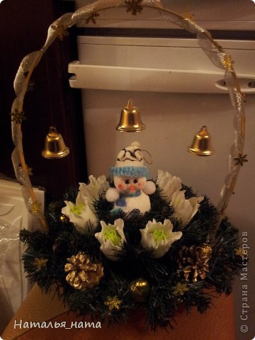 ну и на по следок корзинка...конфеты "Золотые купола"... (фото 6)