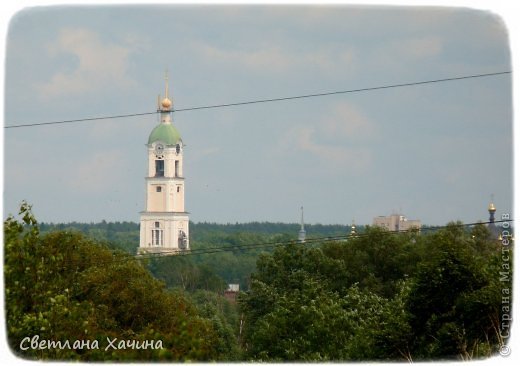 А ещё, с  лесной дороги видны колокольни Сарова!  (фото 39)