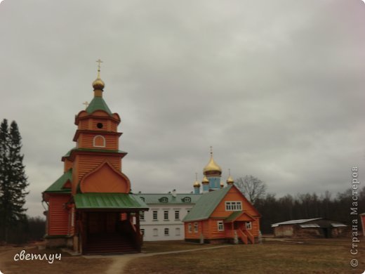 В новогодние каникулы посетили Никандрову пустынь , что находиться в Псковской области . Святые источники . (фото 1)