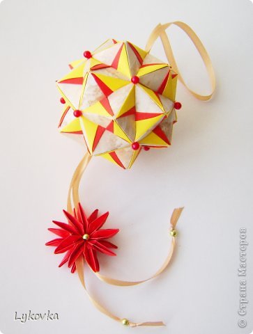 Кусудамы Томоко Фусе из книги "Floral globe" часть 1 (фото 6)