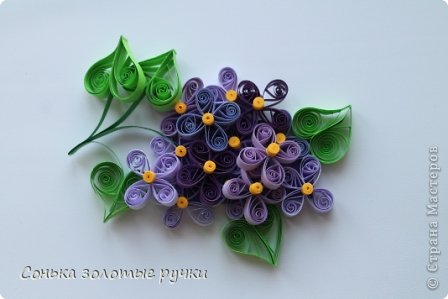 Магнит на холодильник Веточка сирени (фото 2)