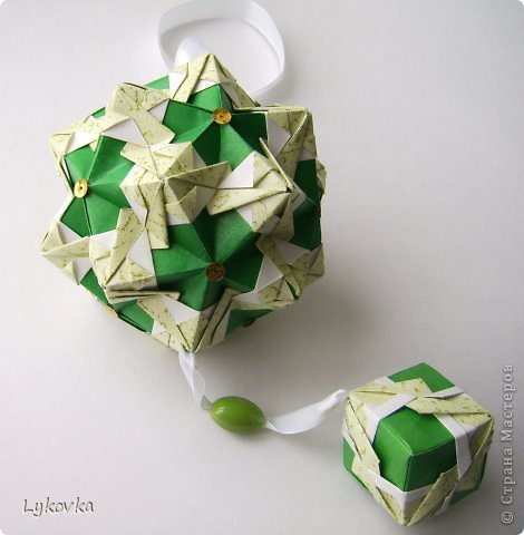 Глобики из книги Tomoko Fuse "Lovely Kusudama Flower Ball" (фото 64)