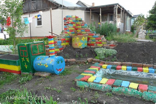 вот такой прудик смастерили для внучки (фото 11)