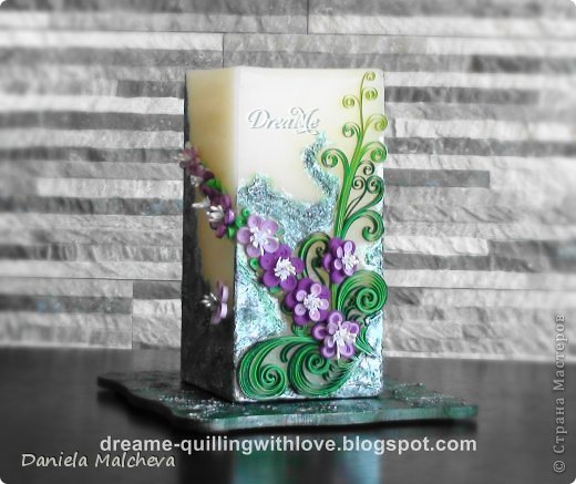 Quilled candle (фото 3)