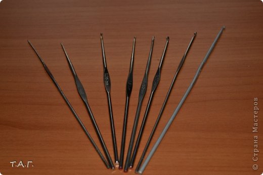 Сейчас использую в работе простые, цельные, металлические крючки. Тонкие и (фото 29)