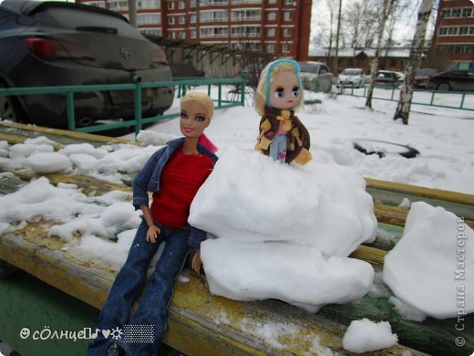 В это время Оксана покорила горку. (фото 13)