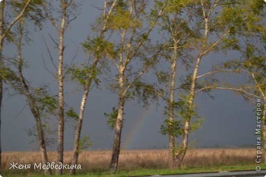 А еще погода нас конечно в этот день подвела, было холодно и шел дождь. В конце нашего пути появилась радуга, вот ее кусочек.  (фото 14)