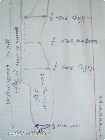 Строим выкройку(это моя первая постройка выкройки самостоятельно, если что не так, то прошу сказать мне). Впрочем, на фото всё написано, как её построить. (фото 11)