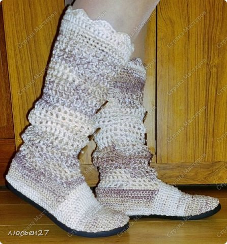 сапожки крючком! (фото 7)