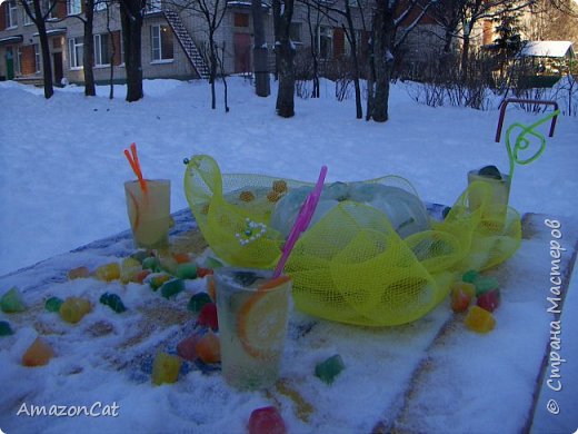 Украшение площадки детского сада на Новый год (фото 2)