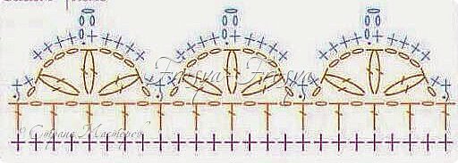 Схемка по которой я вязала. (фото 5)