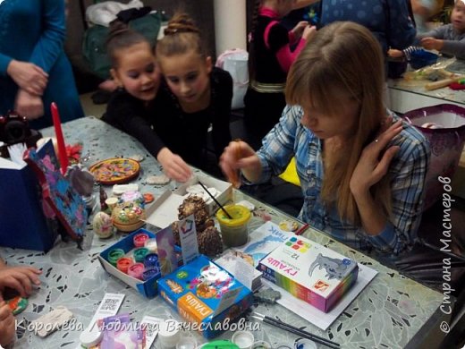 Мастер-классы по росписи и литью  на фестивале "Звездопад на Юго-Западе", КЦ "Оркестрион", м. Н. Черемушки, 2014 (фото 14)