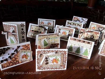 Все открыточки получились разные, но в одной темке)))) (фото 19)