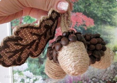 Жолуди я попробовала сделать , тоже получилось просто, быстро, легко ! Спасибо за мк Lianamur  https://podjem-tal.ru/node/602293?c=favorite_2162 (фото 10)