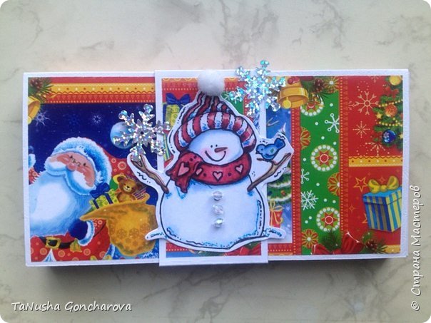 Новогоднее 2015(открытки, подвески, шоколадницы, конверты, елочки, веночки) (фото 27)