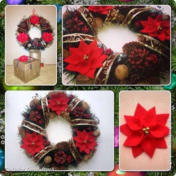 Новогоднее 2015(открытки, подвески, шоколадницы, конверты, елочки, веночки) (фото 19)