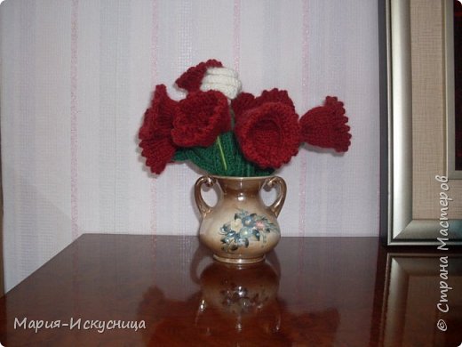 Тюльпанчики и гвоздичка. (фото 4)
