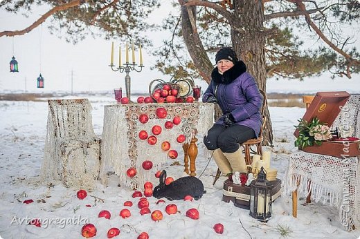 Это фотозона, созданная для проекта "Зимняя сказка"  (фото 9)