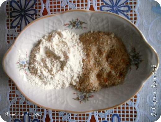 Для панировки я смешиваю муку и сухари (50/50) (фото 10)
