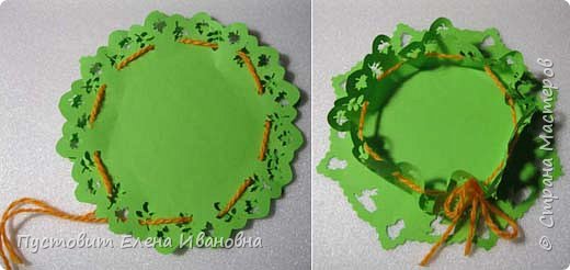 Я использовала цветной шнурок,можно сутаж,узкую ленточку-кому что нравится. (фото 24)