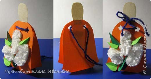 Ракурсы.Крепим ручку колокольчика к задней стенке степлером. (фото 8)