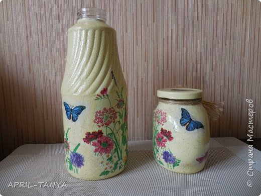 И с другой стороны, на крышке баночки - бабочка. (фото 11)